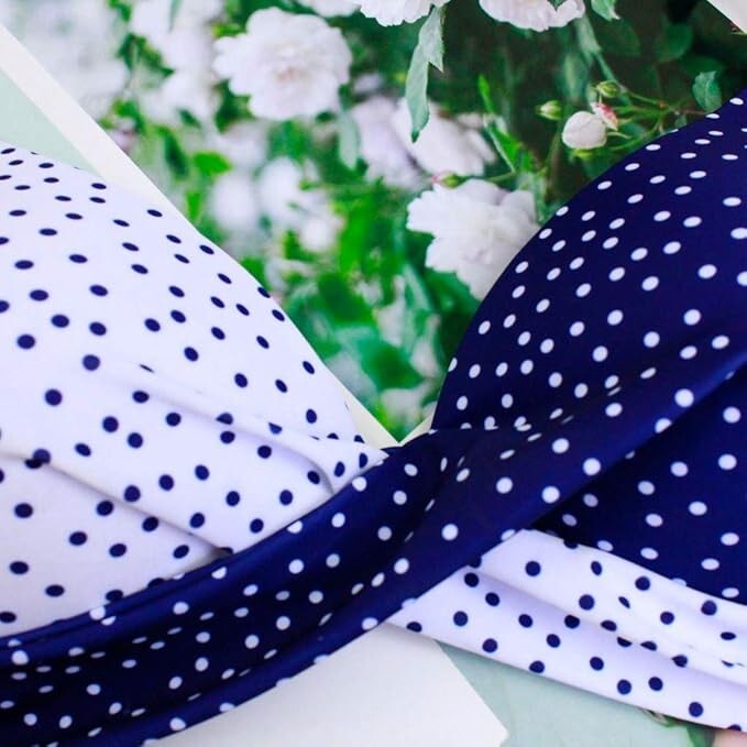 CheChury Women's Halter Twist High Waist Bikini Swimsuit Swimming Costume BNWT