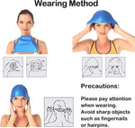 Traling Kids Swimming Cap, Silicone Swim Hat for Children Boys Girls 6-12 Years
