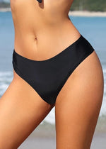 Shekini Women's Medium Waist Bikini Bottom Brief Swimsuit Swimming Costume BNWT