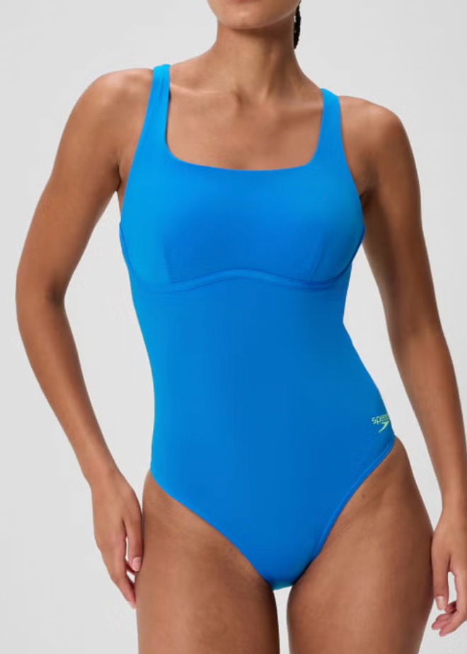 Speedo Women's Flex Band Swimsuit with Swim Bra Swimming Costume BNWT