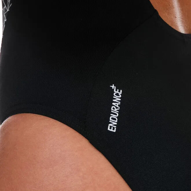 Speedo Women's Boomstar Splice Flyback Swimsuit Swimming Costume BNWT