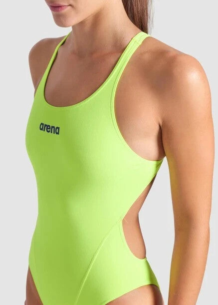 Arena Women's Team Swim Tech Solid Swimsuit Swimming Costume Girls Swimwear BNWT