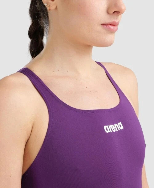 Arena Women's Team Swim Pro Solid Swimsuit Swimming Costume Girls Swimwear BNWT
