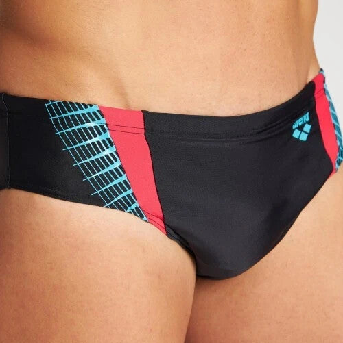 Arena Men's Threefold R Brief Swimsuit Swimming Costume Trunks Slip BNWT