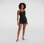 Speedo Women's Eco Endurance+ Legsuit Swimsuit Swimming Costume Black BNWT