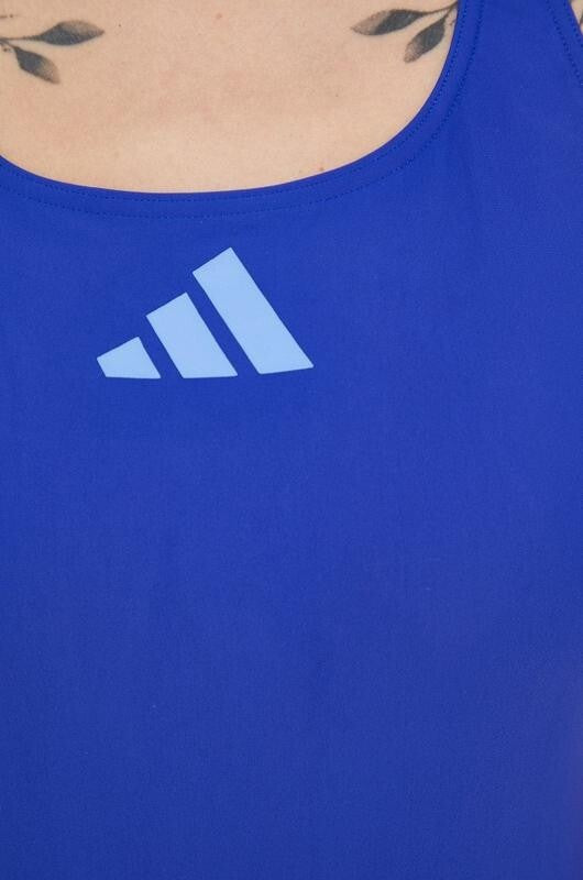 Adidas Women's 3 Bars One Piece Swimsuit Swimming Costume HS1746 BNWT