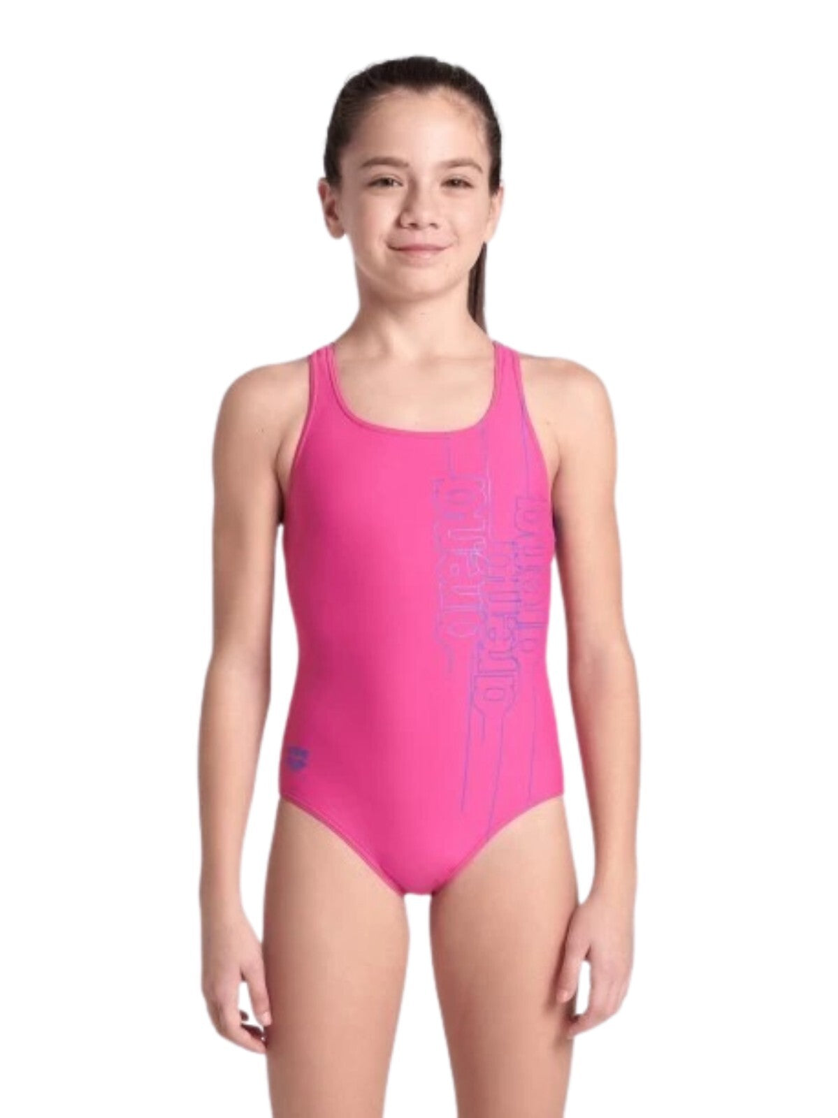 Arena Girl's Swim Pro Back Graphic Swimsuit Swimming Costume BNWT