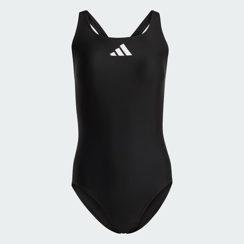 Adidas Women's 3 Bars Logo One Piece Swimsuit Swimming Costume HS1747 BNWT