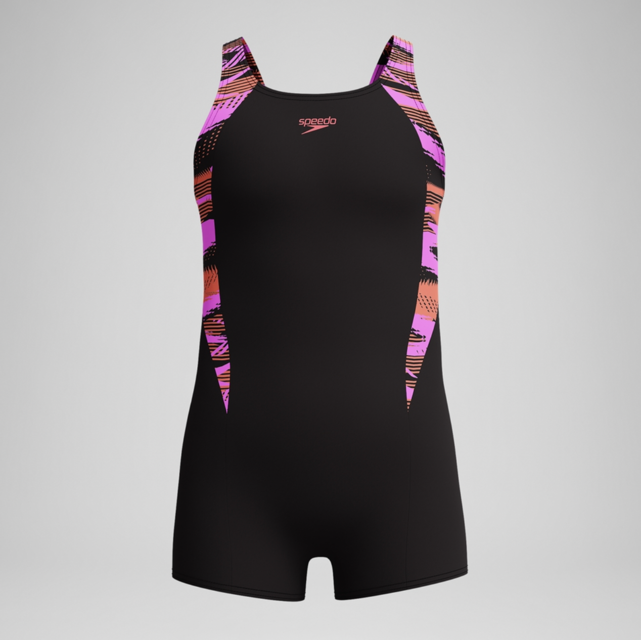 Speedo Girl's Hyperboom Splice Legsuit Swimsuit Swimming Costume Child Kids BNWT
