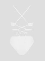 Cupshe Women's Mid-Rise Ribbed Triangle Bikini Swimsuit Swimming Costume BNWT