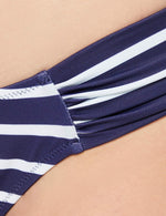 Iris & Lilly Women's Bikini Swimsuit Swimming Costume Navy White Stripe BNWT