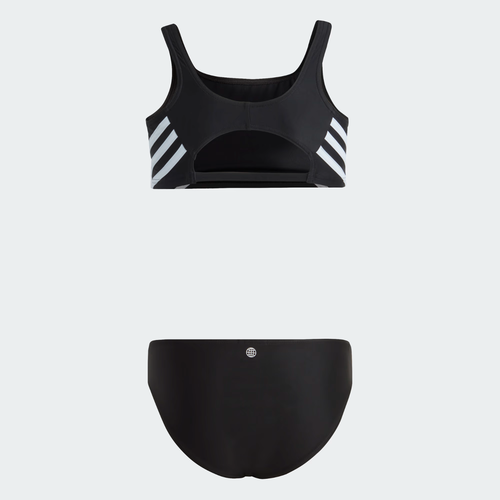 Adidas Girls 3 Three Stripe Bikini Kids Swimsuit Swimming Costume Girl's BNWT