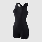 Speedo Women's Essential Endurance+ Legsuit Swimsuit Swimming Costume Black BNWT