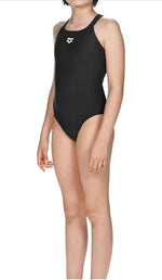 Arena Girl's Dynamo Junior One Piece Swimsuit Swimming Costume Black BNWT