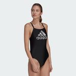 Adidas Women's Big Logo One Piece Swimsuit Swimming Costume HS5316 BNWT