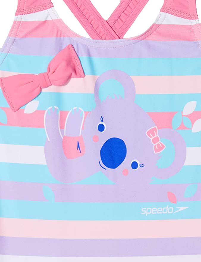 Speedo Girl's Koko Koala Crossback Swimsuit Swimming Costume Toddler Baby BNWT