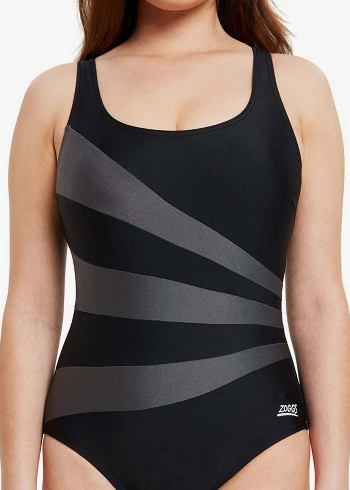Zoggs Women's Sandon Scoopback Ecolast Swimsuit Swimming Costume BNWT