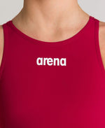 Arena Girls Powerskin St 2.0 Open Back Racing Swimsuit Swimming Race Red BNWT