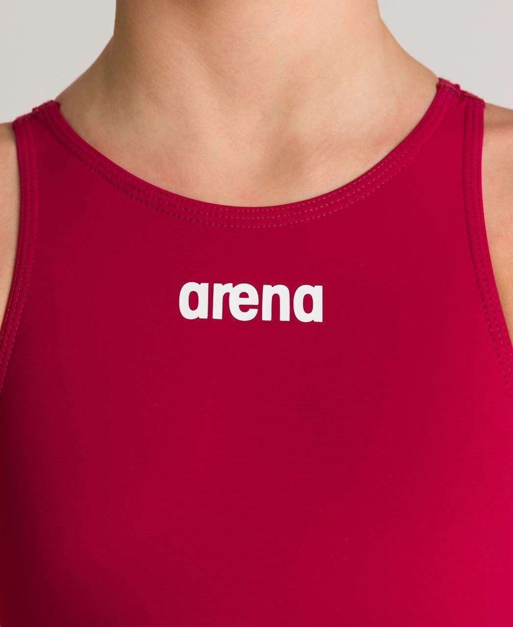 Arena Girls Powerskin St 2.0 Open Back Racing Swimsuit Swimming Race Red BNWT