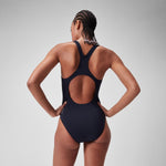 Speedo Women's Eco Endurance+ Medalist Swimsuit Swimming Costume Navy 2025 BNWT