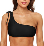 Attraco Women's Padded One Shoulder Bikini Swimsuit Swimming Costume BNWT