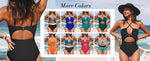 Cupshe Women's Plunge Cut-Out Criss Cross Swimsuit Swimming Costume BNWT