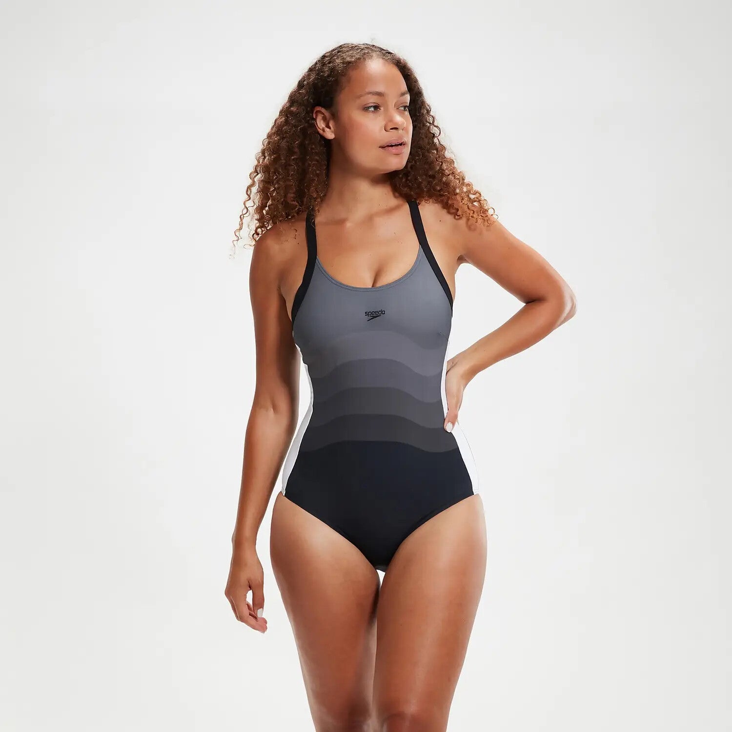 Speedo Women's Body Shaping Printed Entwine Swimsuit Swimming Costume BNWT