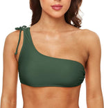 Attraco Women's Padded One Shoulder Bikini Swimsuit Swimming Costume BNWT