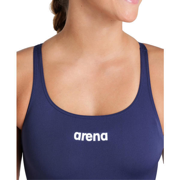 Arena Women's Team Swim Pro Solid Swimsuit Swimming Costume Girls Navy BNWT