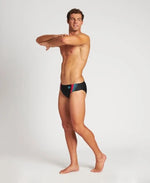 Arena Men's Threefold R Brief Swimsuit Swimming Costume Trunks Slip BNWT