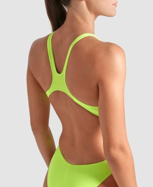 Arena Women's Team Swim Tech Solid Swimsuit Swimming Costume Girls Swimwear BNWT