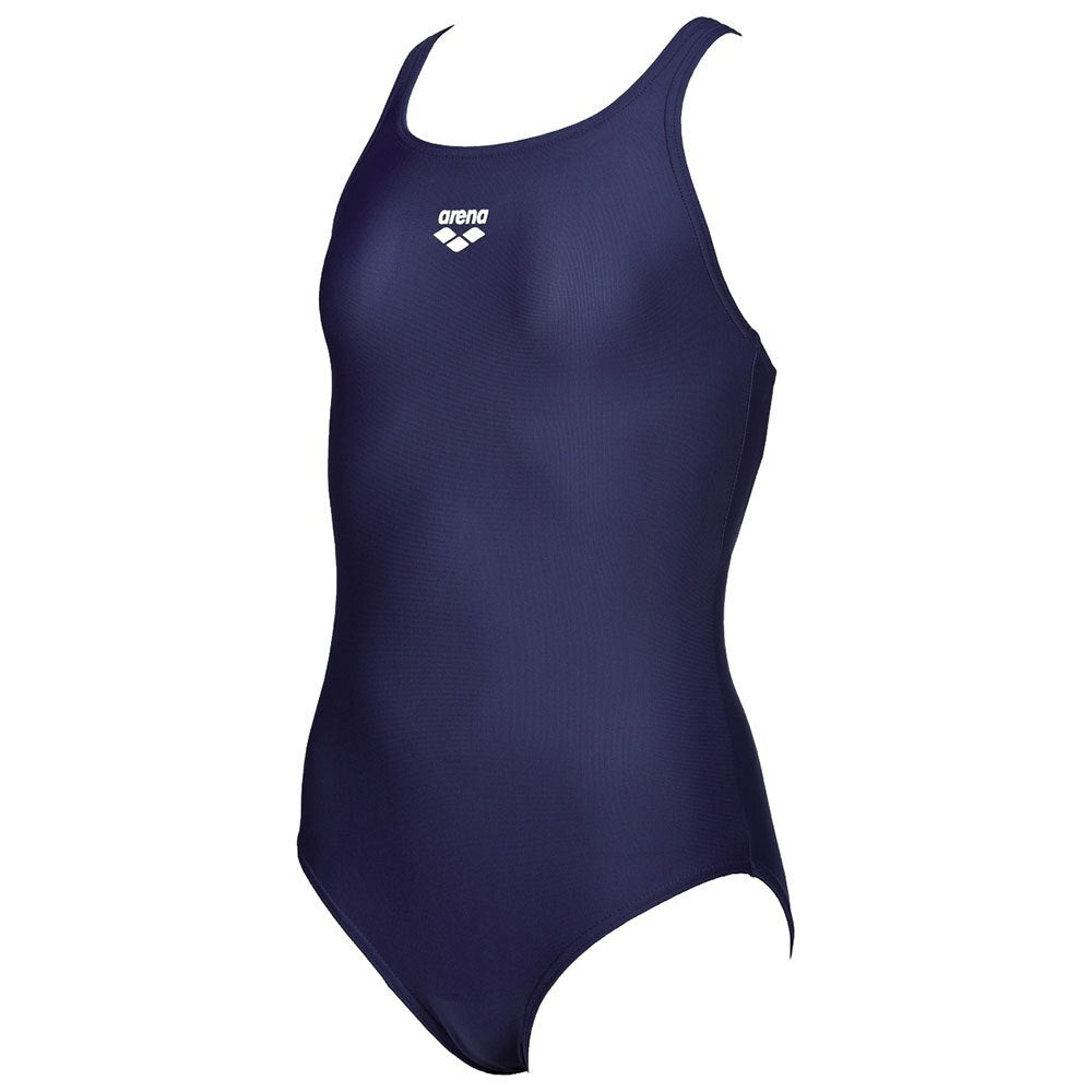 Arena Girl's Dynamo Junior One Piece Swimsuit Swimming Costume Navy BNWT