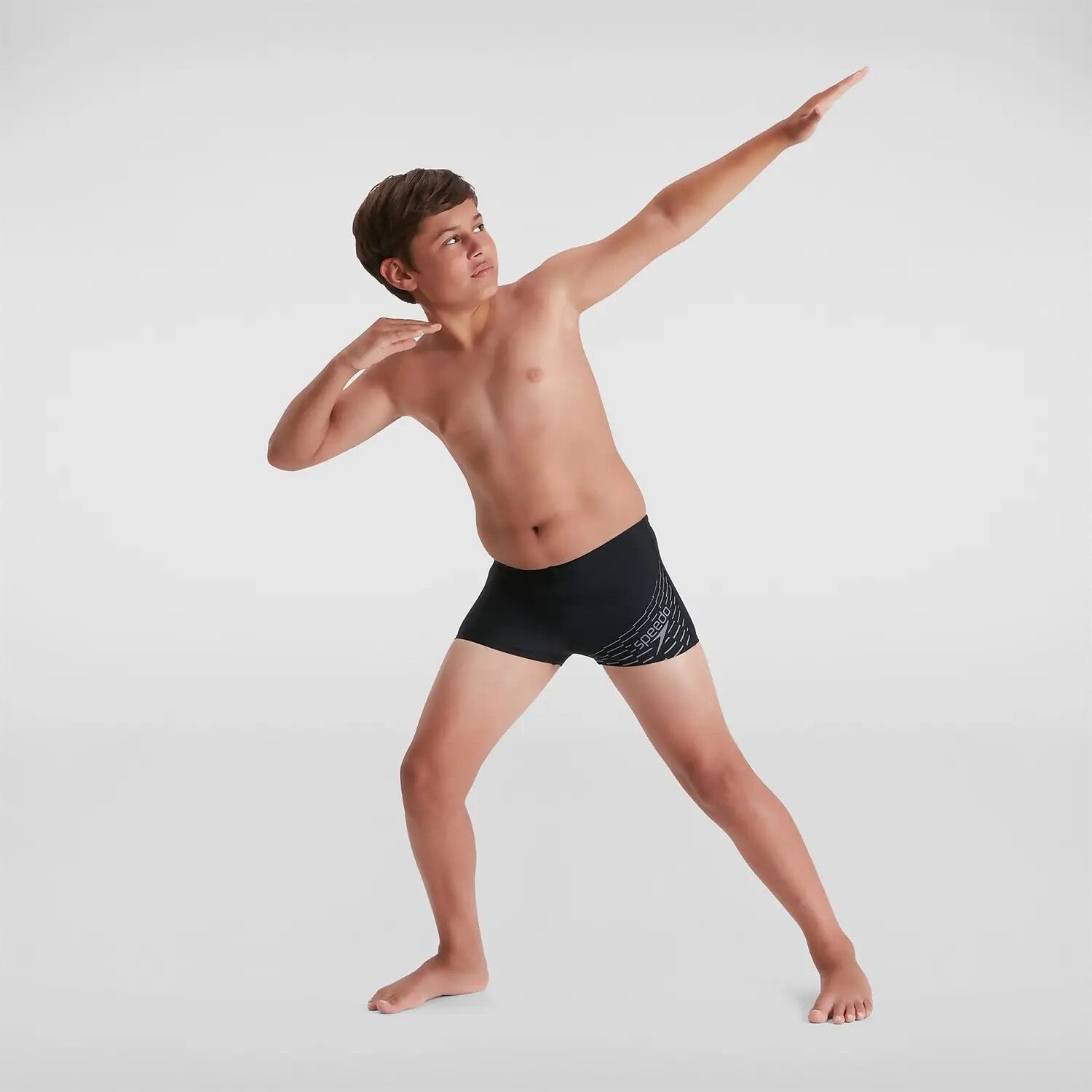 Speedo Boys' Medley Logo Aquashort Swim Shorts Trunks Swimsuit Swimming Costume