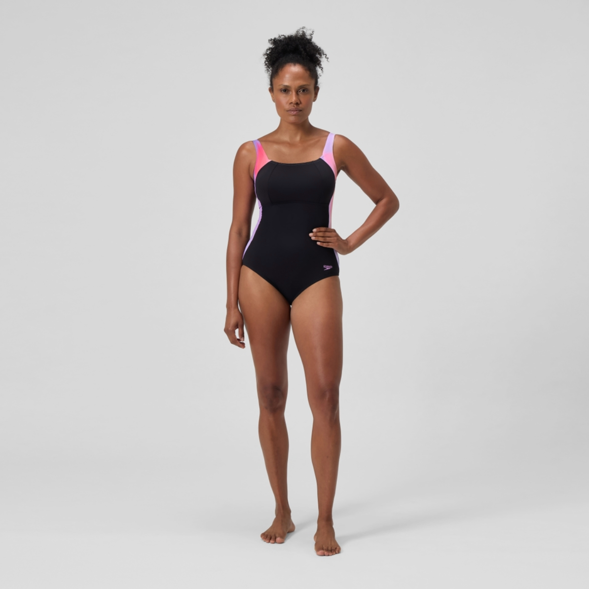 Speedo Women's Lunalustre Body Shaping Printed Swimsuit Swimming Costume BNWT