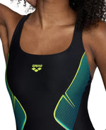 Arena Women's My Crystal Control Pro Back Swimsuit Swimming Costume Ladies BNWT