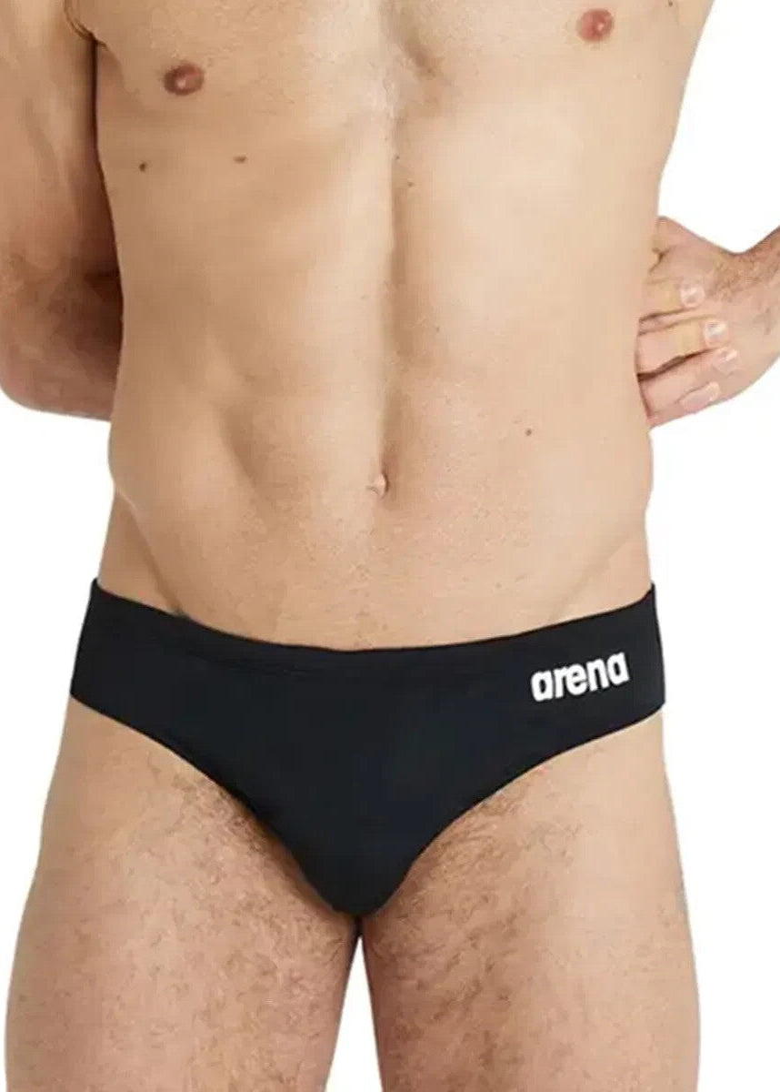 Arena Men's Team Swim Brief Solid Swimsuit Swimming Costume Trunks Slip BNWT