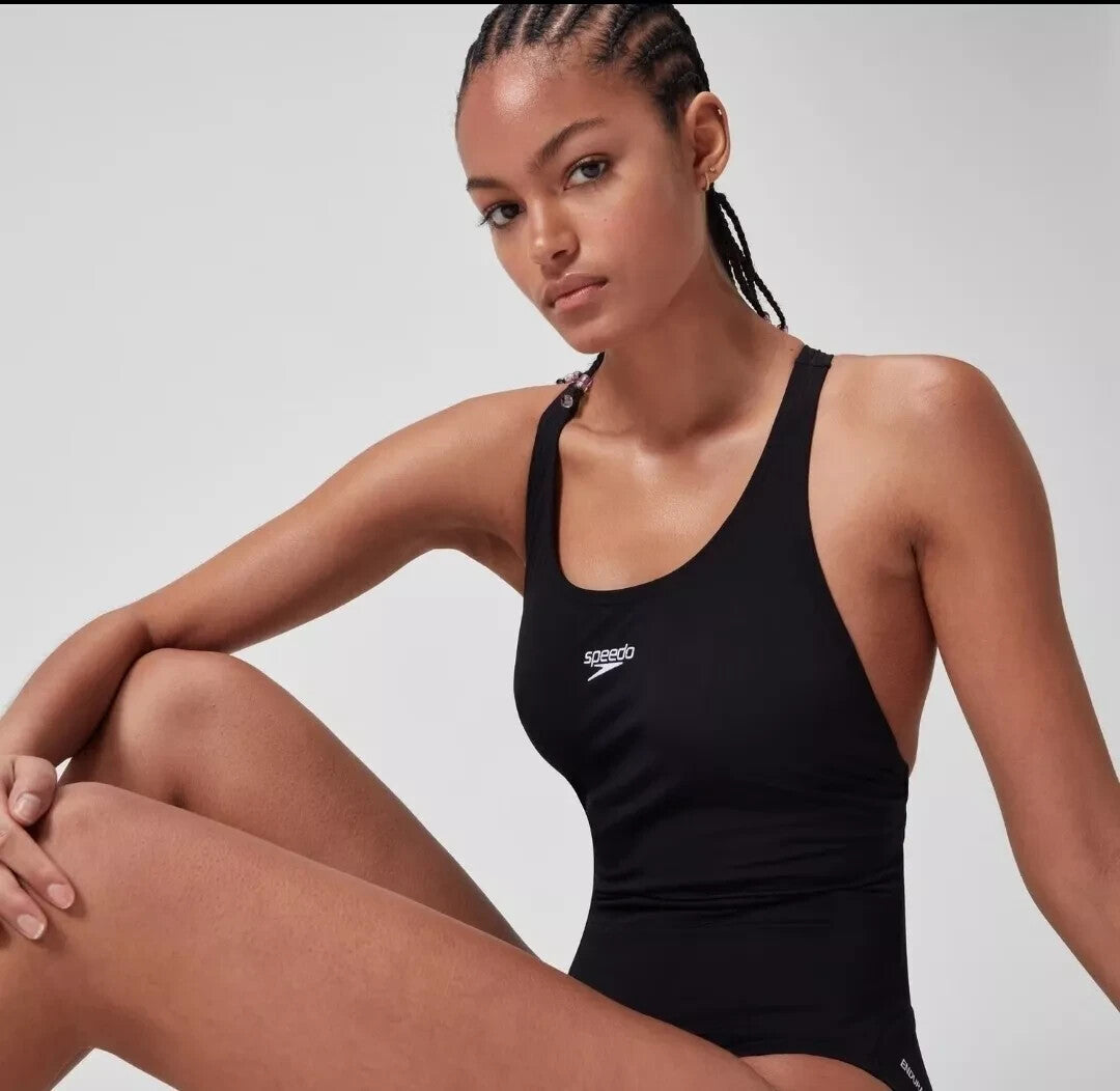 Speedo Women’s Eco Endurance+ Power X Back Crossback Swimsuit Swimming Costume