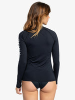 Roxy Women's Whole Hearted Long Sleeved Rash Vest Top Surf Shirt Swimsuit BNWT
