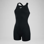Speedo Women's Eco Endurance+ Legsuit Swimsuit Swimming Costume Black BNWT