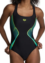 Arena Women's My Crystal Control Pro Back Swimsuit Swimming Costume Ladies BNWT