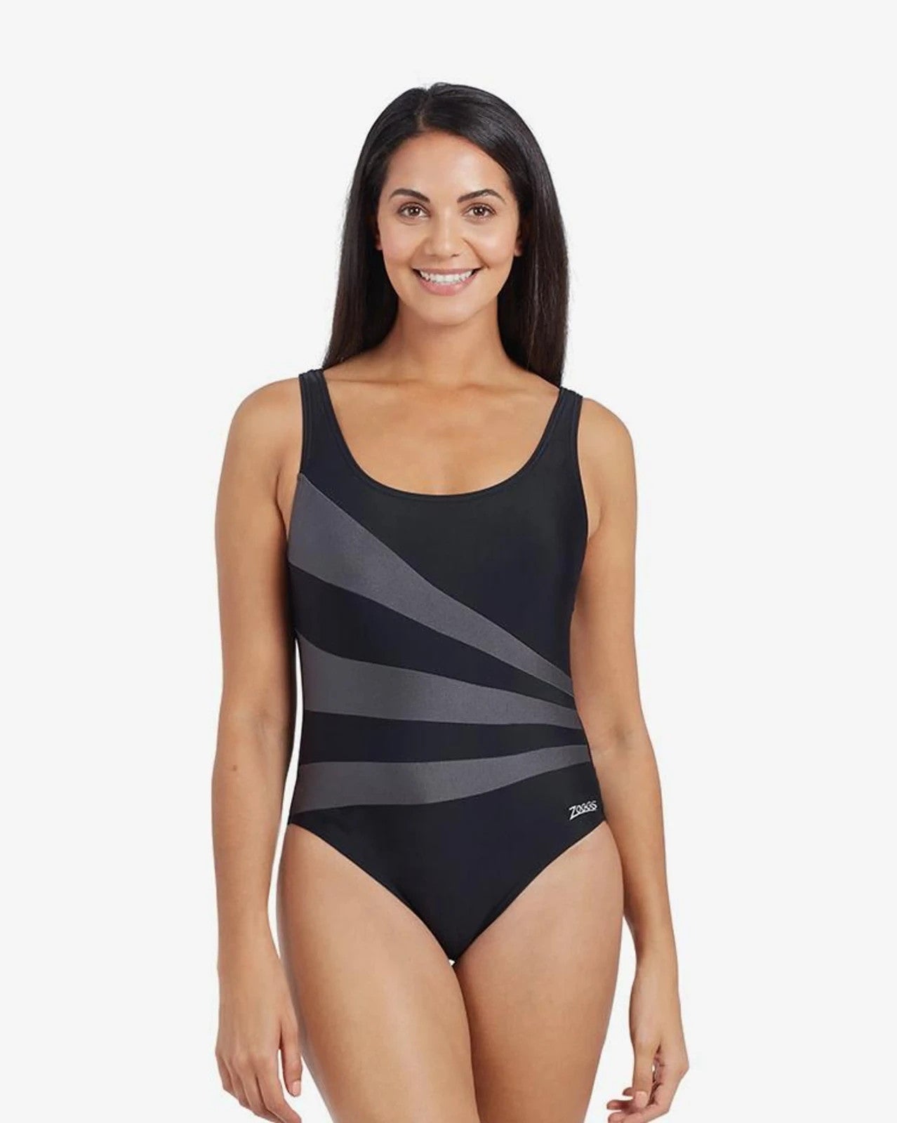 Zoggs Women's Sandon Scoopback Ecolast Swimsuit Swimming Costume BNWT