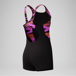 Speedo Girl's Hyperboom Splice Legsuit Swimsuit Swimming Costume Child Kids BNWT
