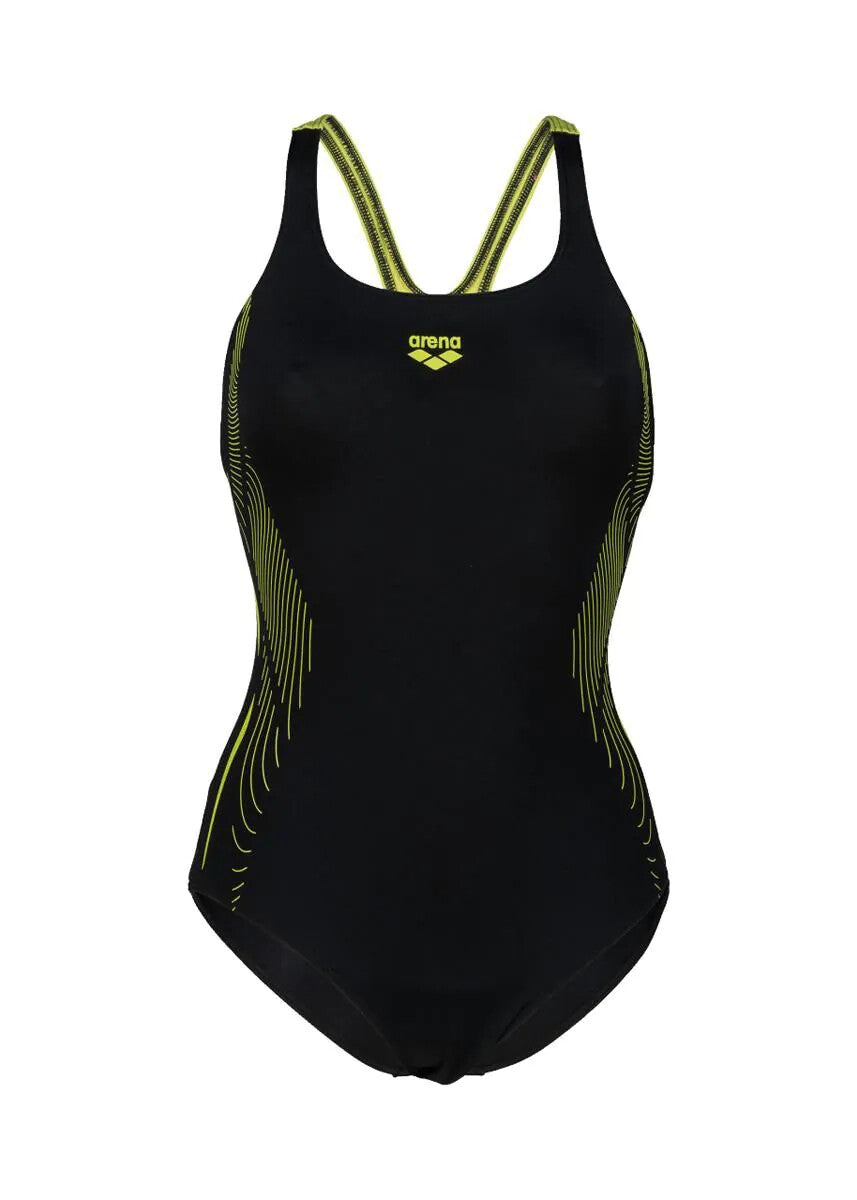 Arena Women's Swim Pro Back Graphic Swimsuit Swimming Costume Ladies BNWT