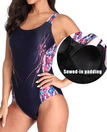 Attraco Women's Padded Racerback Swimsuit Swimming Costume Swimwear BNWT