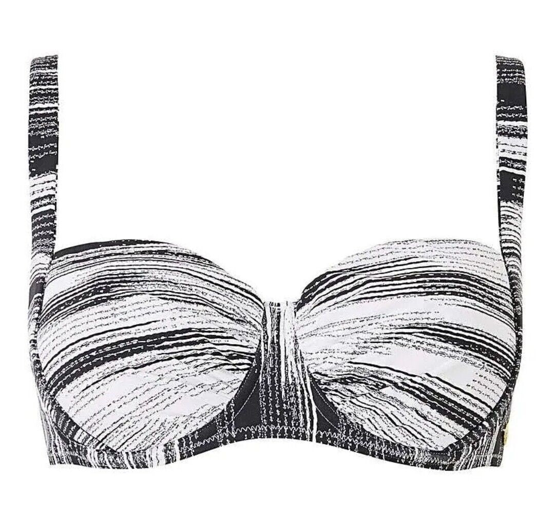 Sunseeker Women's Let's Get Physical Bikini Top Padded Swimsuit UK 10 12 BNWT