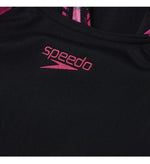 Speedo Women's Hyperboom Splice Legsuit Swimming Costume Swimsuit Pink BNWT