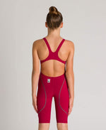 Arena Girls Powerskin St 2.0 Open Back Racing Swimsuit Swimming Race Red BNWT