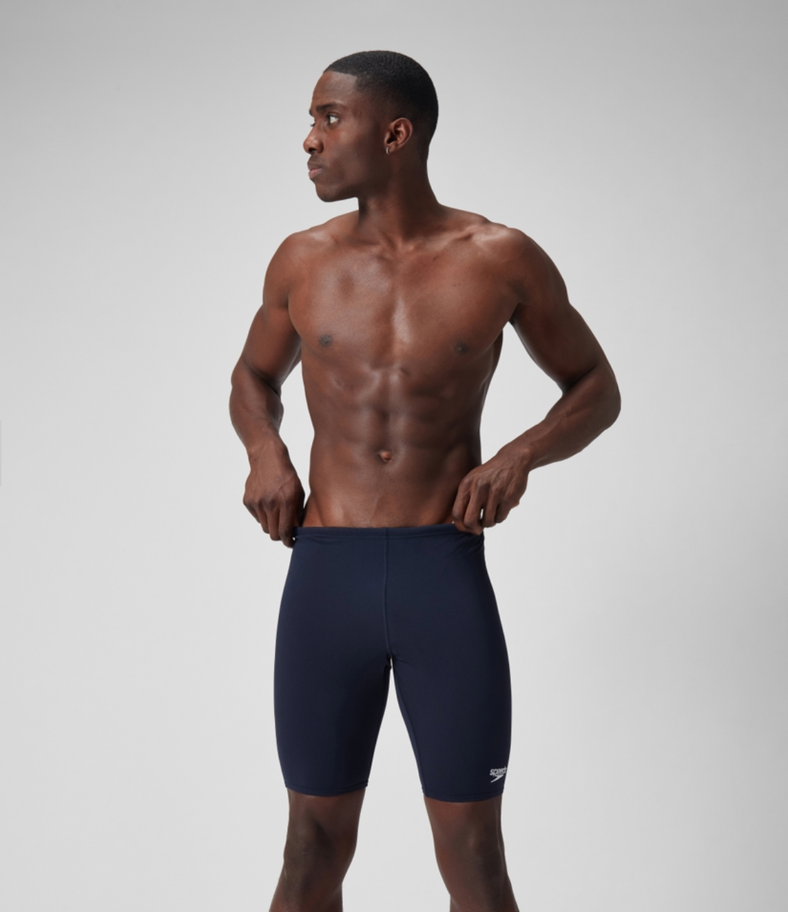 Speedo Men's Eco Endurance+ Jammer Swimsuit Swimming Costume Shorts Navy BNWT