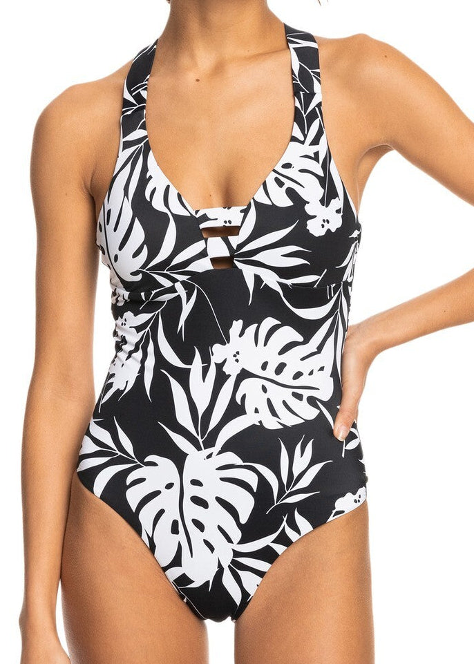 Roxy Women's Love The Wave Catcher Swimsuit Swimming Costume Beach UPF50 BNWT