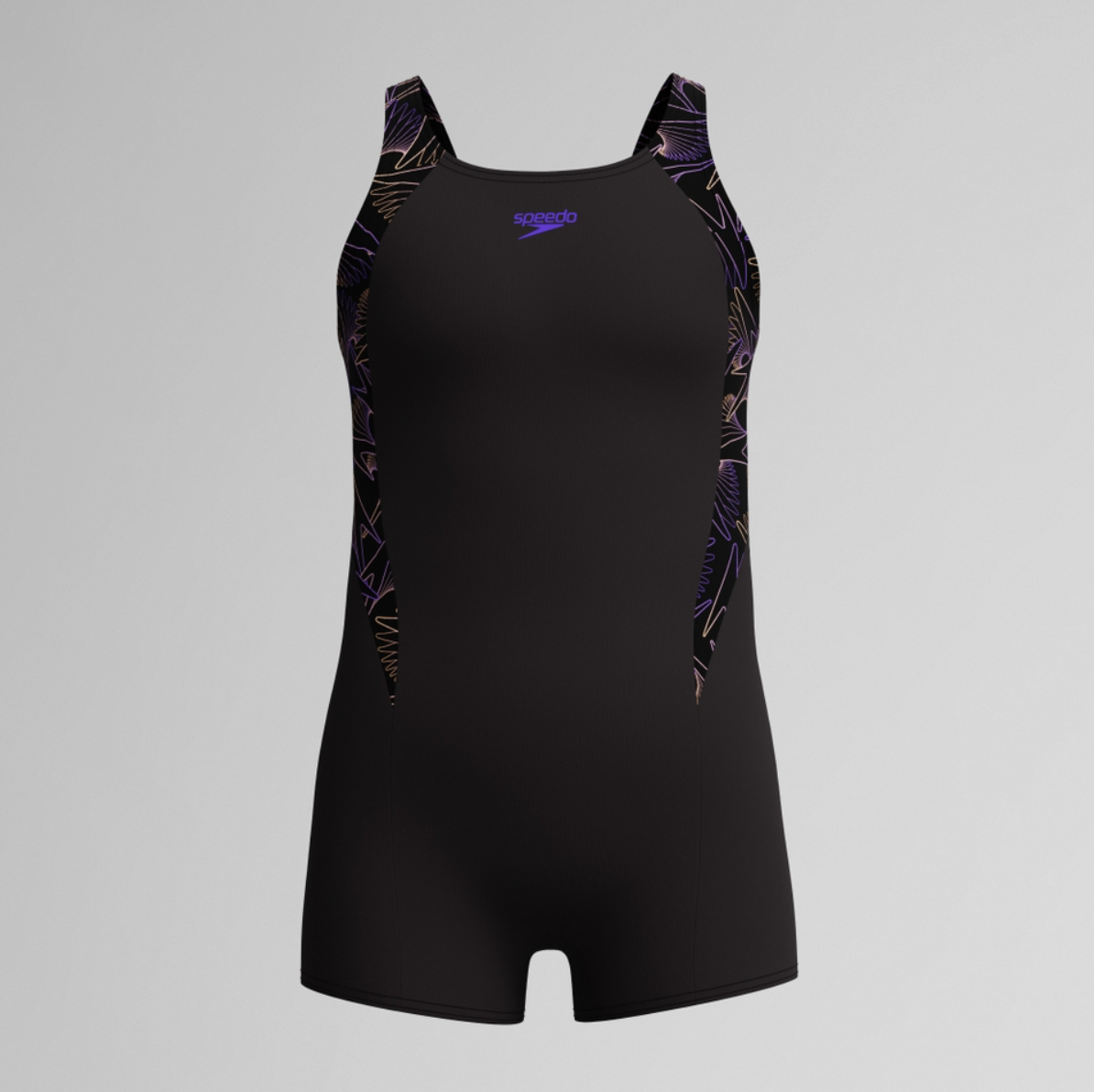 Speedo Girl's Hyperboom Splice Legsuit Swimsuit Swimming Costume Child Kids BNWT